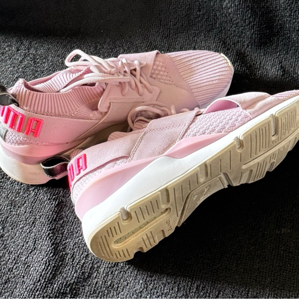 Puma Muse EvoKnit Women’s Size 9 Pink Knit Sneakers Slip-On Athletic Shoes 9/10 - Picture 13 of 15